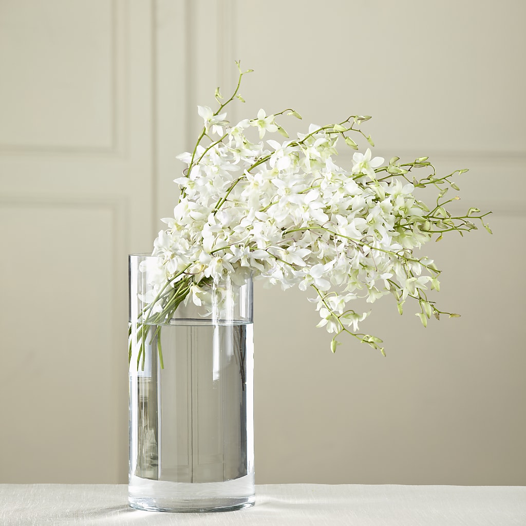 White Dendrobium Bouquet – MELODY'S FLOWERS, Burlington WA