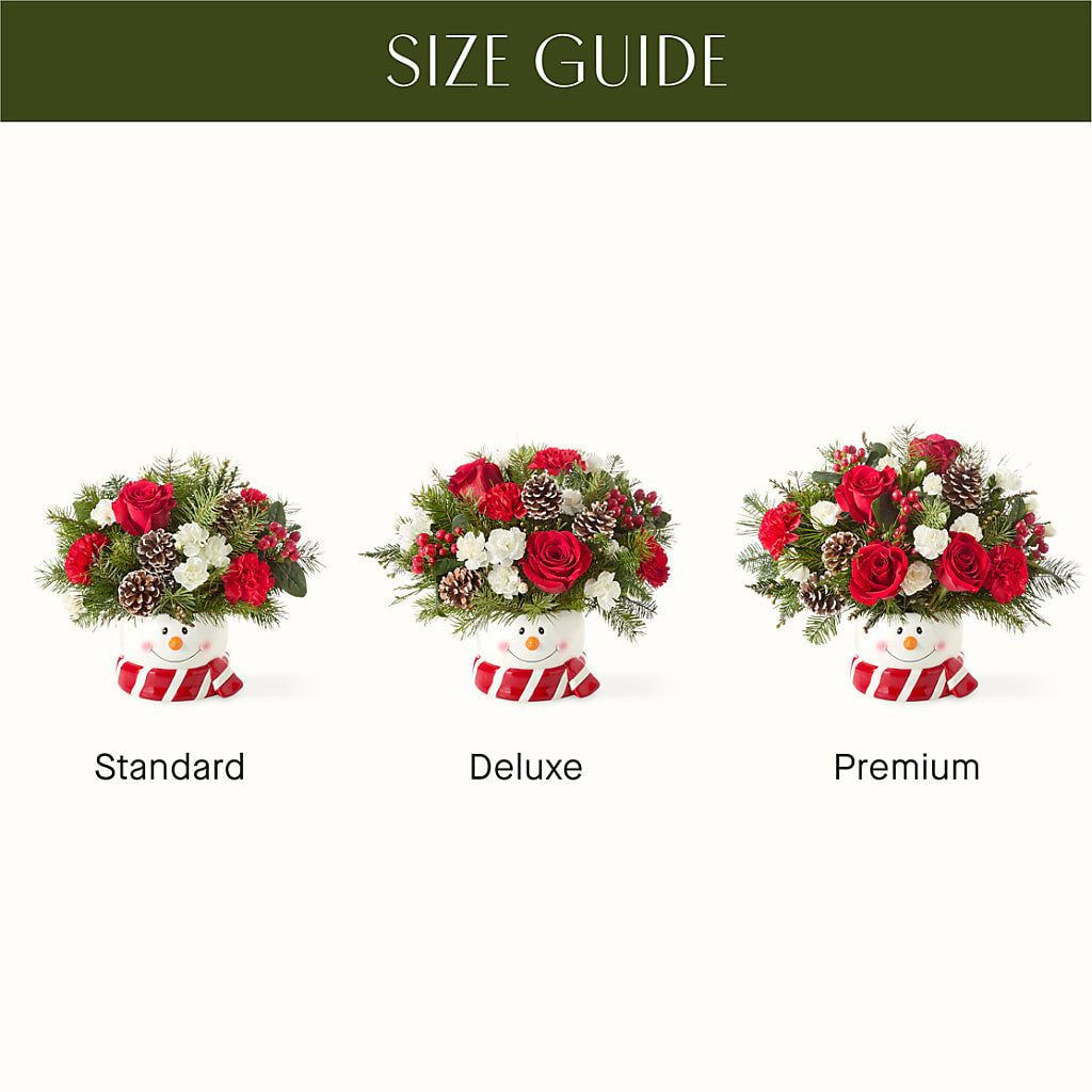 Jolly Snowman Bouquet – MELODY'S FLOWERS, Burlington WA