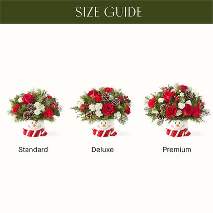 Jolly Snowman Bouquet – MELODY'S FLOWERS, Burlington WA