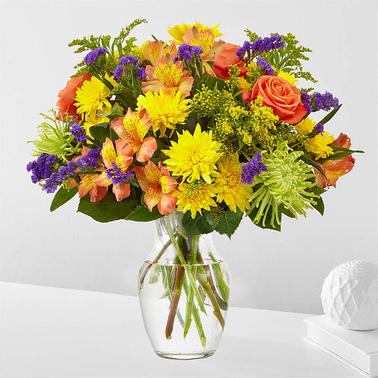 Marmalade Skies Bouquet – MELODY'S FLOWERS, Burlington WA