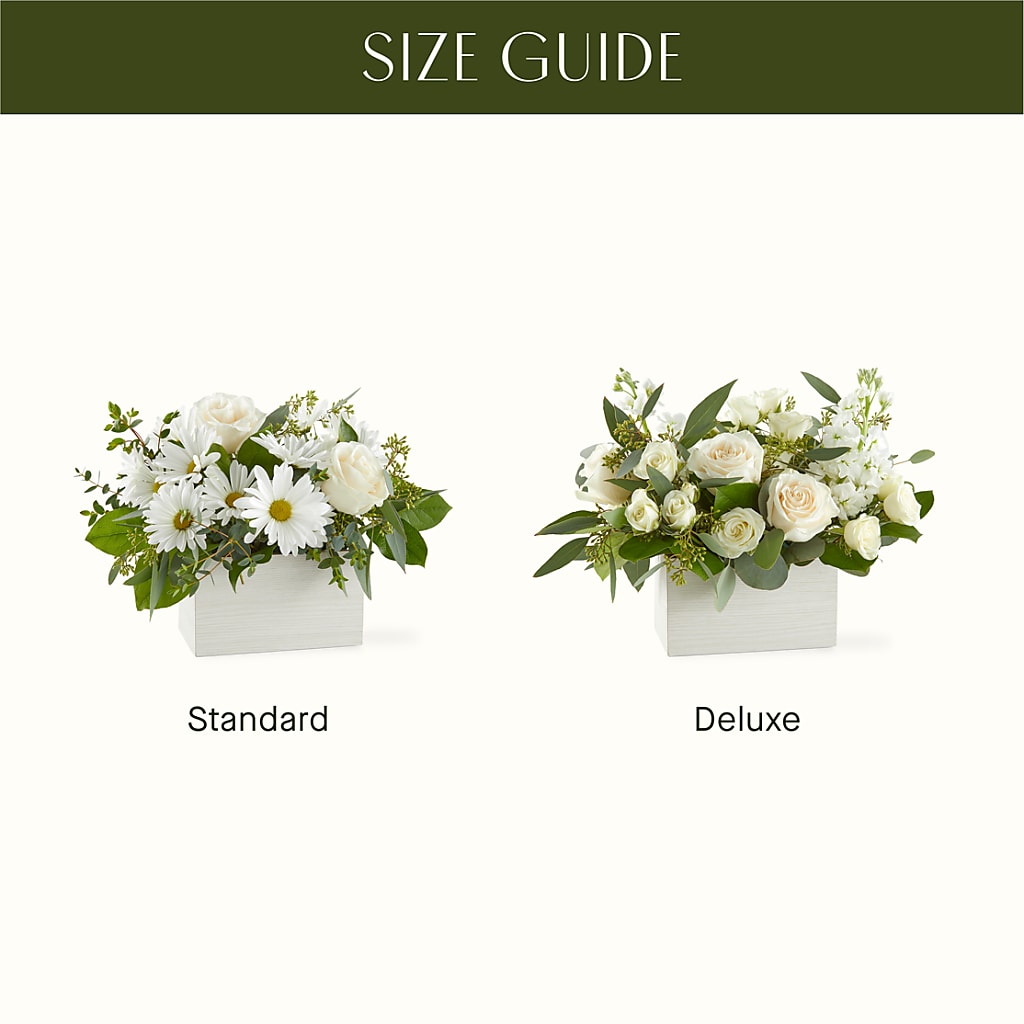 Fresh Linen Box Bouquet – MELODY'S FLOWERS, Burlington WA