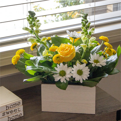 Sun Salutation Box Bouquet – MELODY'S FLOWERS, Burlington WA