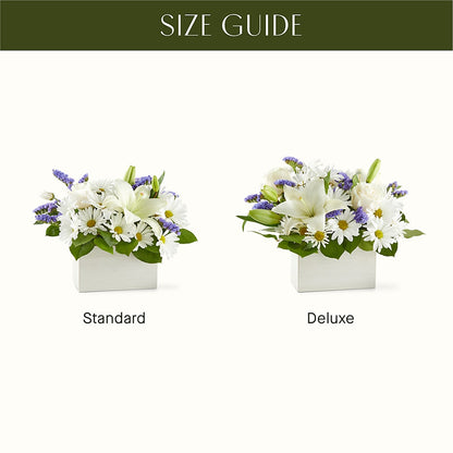 Beyond Blue Box Bouquet – MELODY'S FLOWERS, Burlington WA