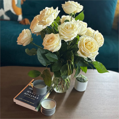 Long Stem Yellow Rose Bouquet – MELODY'S FLOWERS, Burlington WA