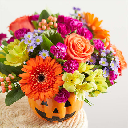 Tricks & Treats Pumpkin – MELODY'S FLOWERS, Burlington WA
