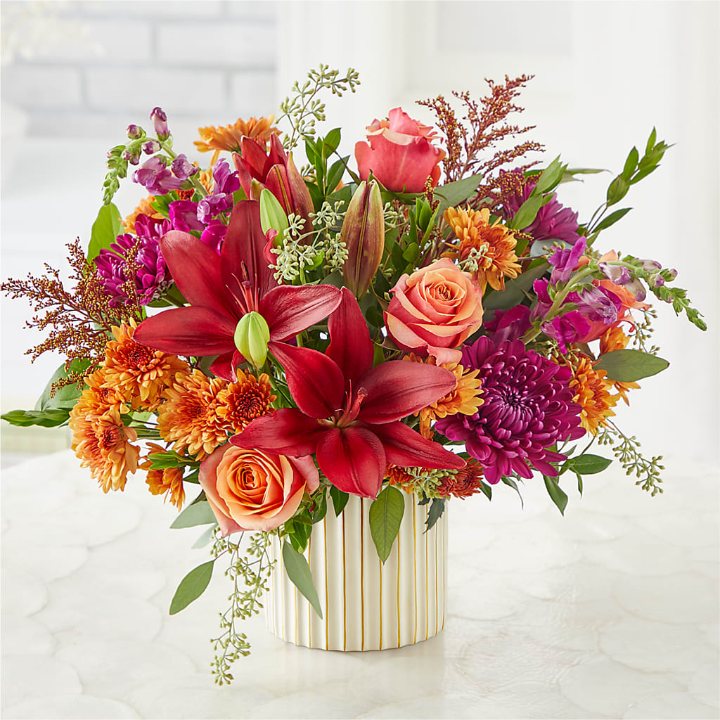 Burgundy Landscape Bouquet – MELODY'S FLOWERS, Burlington WA