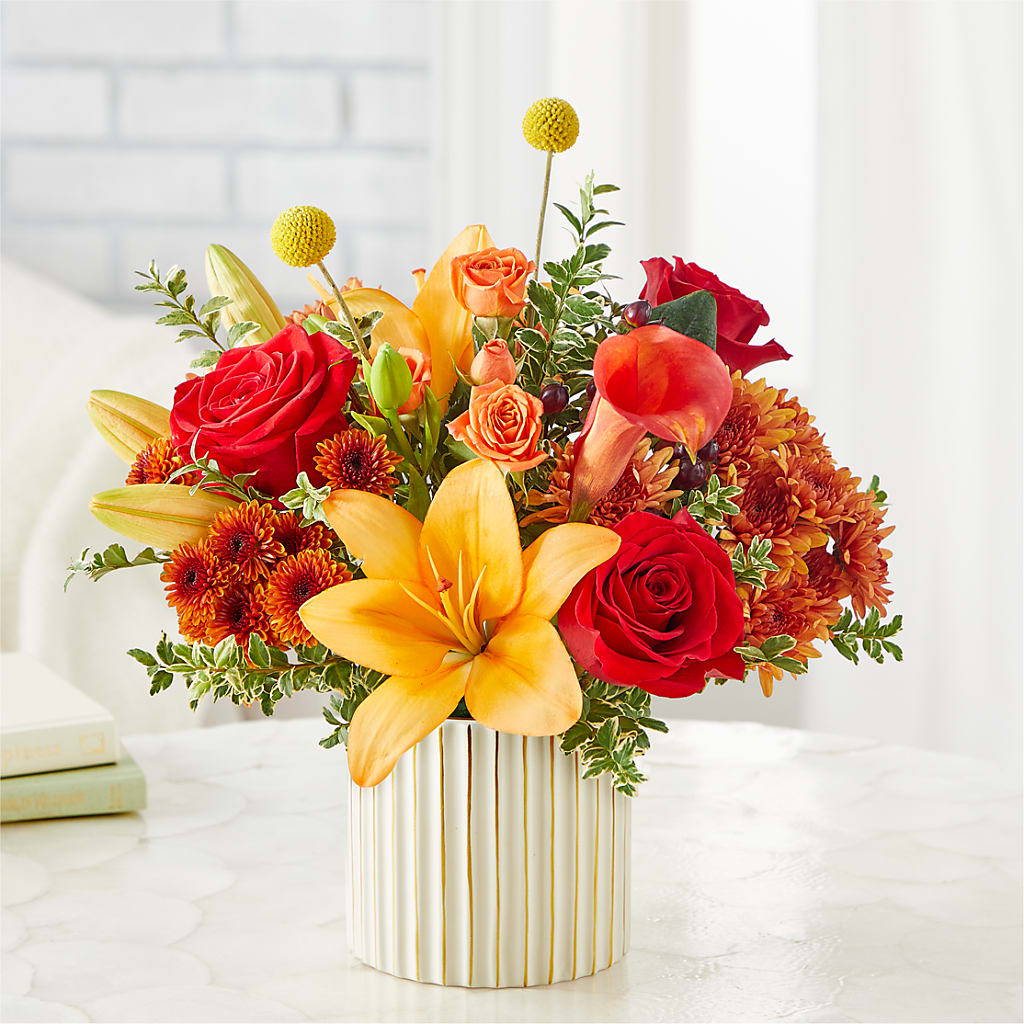 Scarlet Skies Bouquet – MELODY'S FLOWERS, Burlington WA