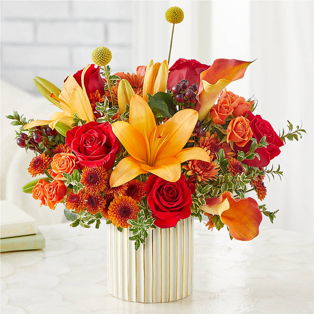 Scarlet Skies Bouquet – MELODY'S FLOWERS, Burlington WA