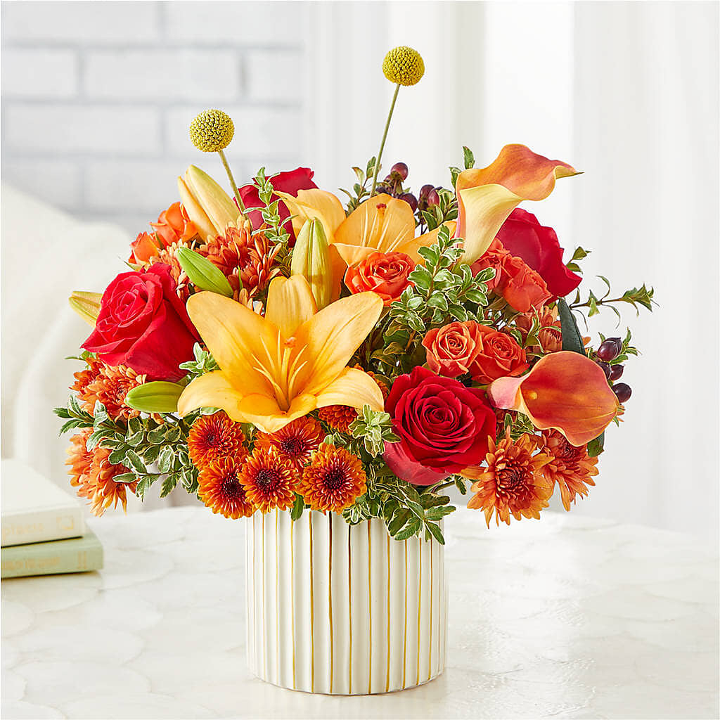 Scarlet Skies Bouquet – MELODY'S FLOWERS, Burlington WA