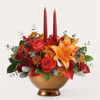 Fruits of Fall Centerpiece – MELODY'S FLOWERS, Burlington WA