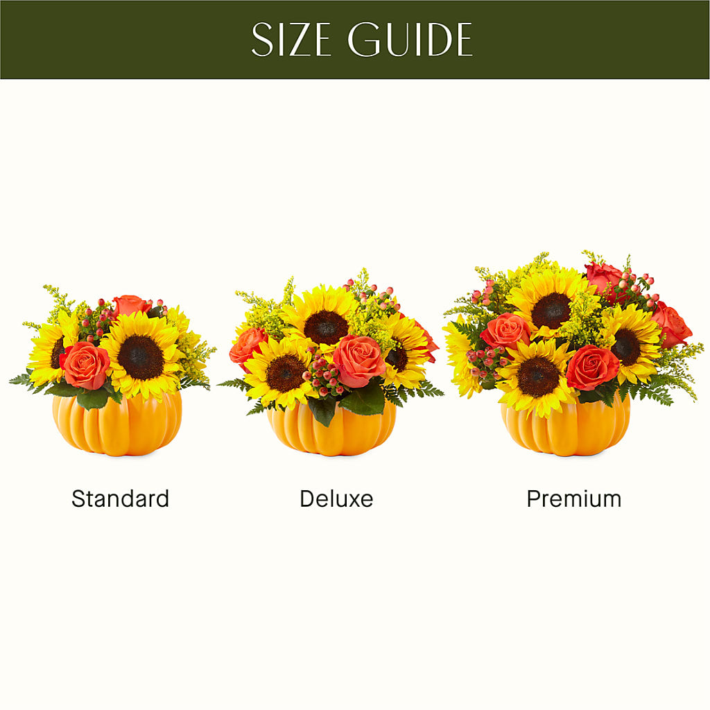 Pick of the Patch Pumpkin Bouquet – MELODY'S FLOWERS, Burlington WA