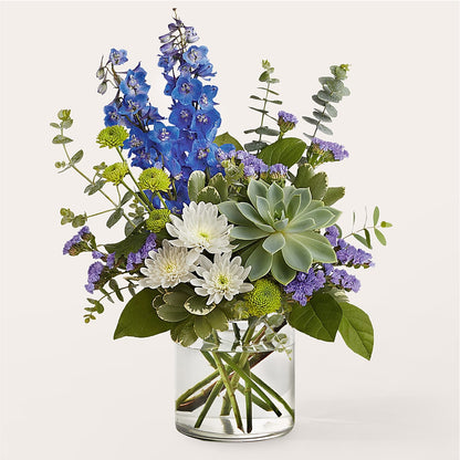 Cerulean Waves Bouquet – MELODY'S FLOWERS, Burlington WA