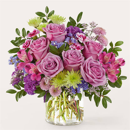 Glass Half Full Bouquet – MELODY'S FLOWERS, Burlington WA