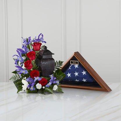 Patriotic Tribute Arrangement – MELODY'S FLOWERS, Burlington WA