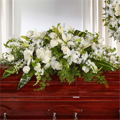 Abundance Casket Spray – MELODY'S FLOWERS, Burlington WA