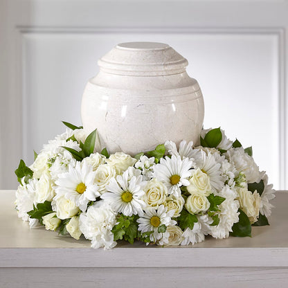Ivory Gardens Cremation Adornment – MELODY'S FLOWERS, Burlington WA