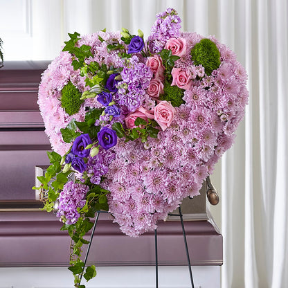 Treasured Love Standing Heart – MELODY'S FLOWERS, Burlington WA
