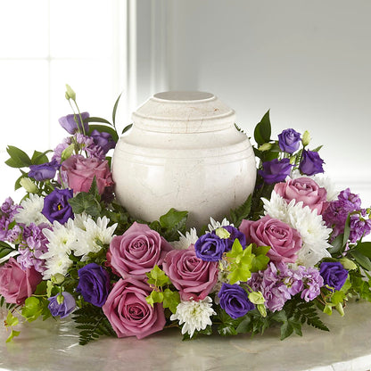 Blooming Sympathy Cremation Adornment – MELODY'S FLOWERS, Burlington WA