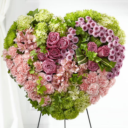Heartwarming Standing Heart – MELODY'S FLOWERS, Burlington WA