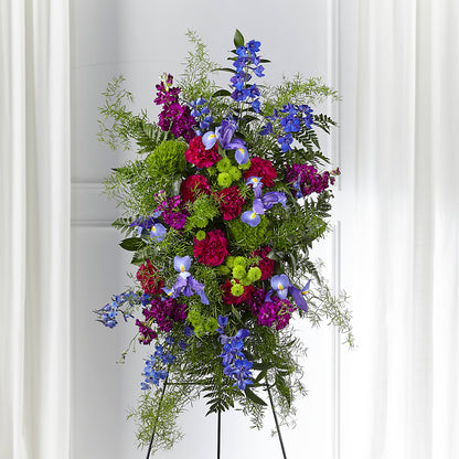 Heavenly Skies Standing Spray – MELODY'S FLOWERS, Burlington WA