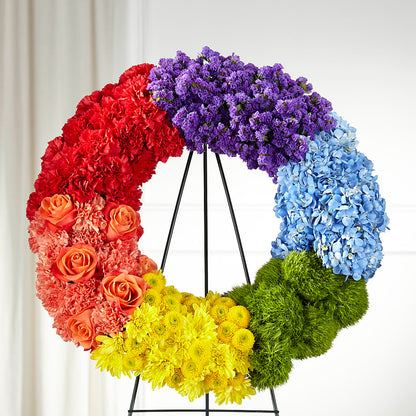 Circle of Love Wreath – MELODY'S FLOWERS, Burlington WA