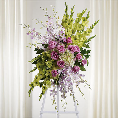 Lasting Legacy Standing Spray – MELODY'S FLOWERS, Burlington WA