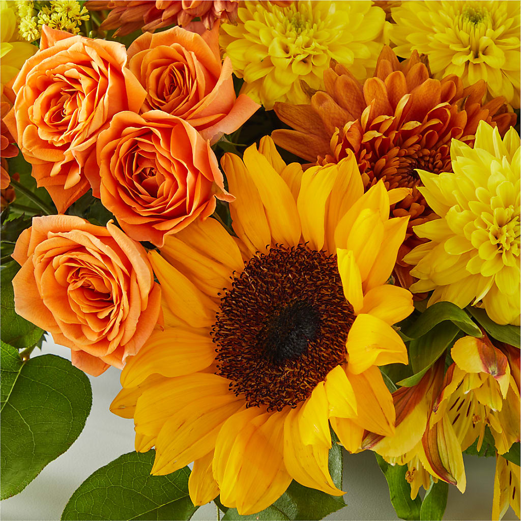 Autumn Harmony Centerpiece – MELODY'S FLOWERS, Burlington WA
