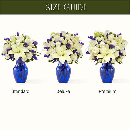 Sapphire Rush Bouquet – MELODY'S FLOWERS, Burlington WA
