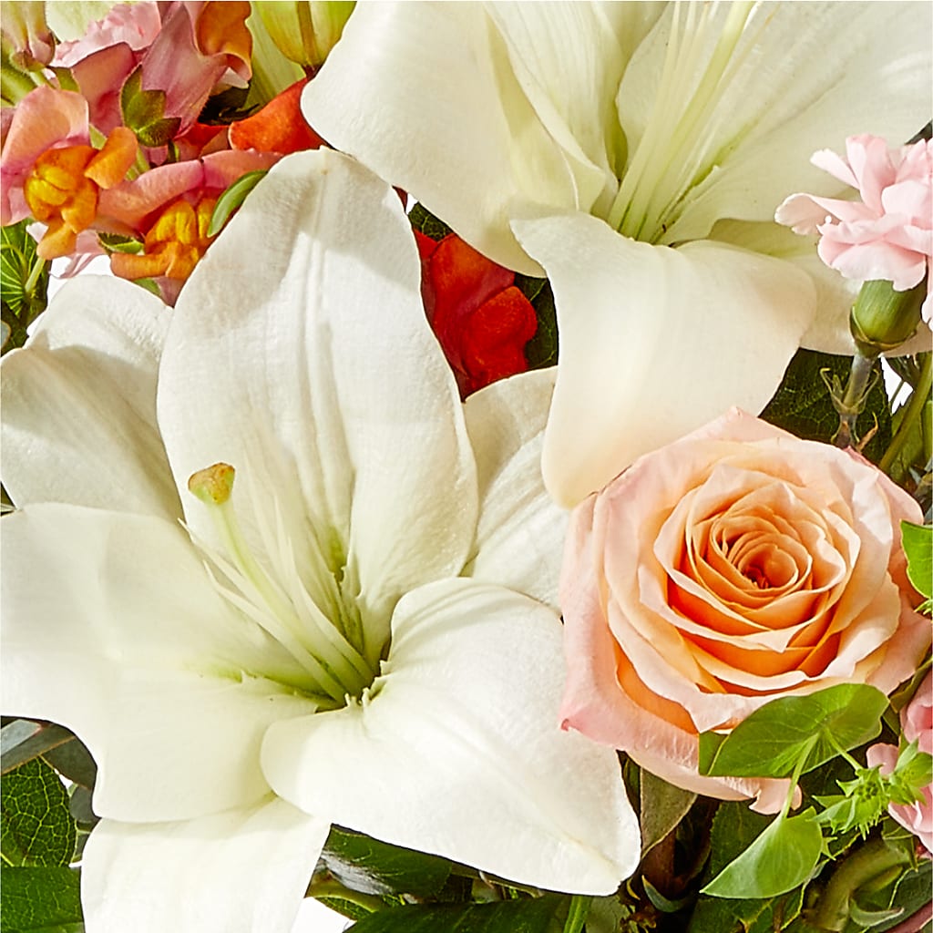 Grapefruit Splash Bouquet – MELODY'S FLOWERS, Burlington WA