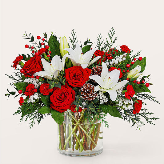 Best in Snow Bouquet – MELODY'S FLOWERS, Burlington WA