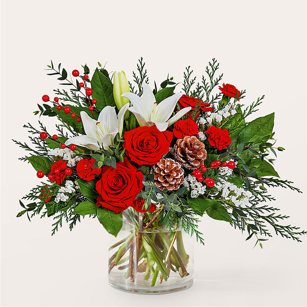 Best in Snow Bouquet – MELODY'S FLOWERS, Burlington WA