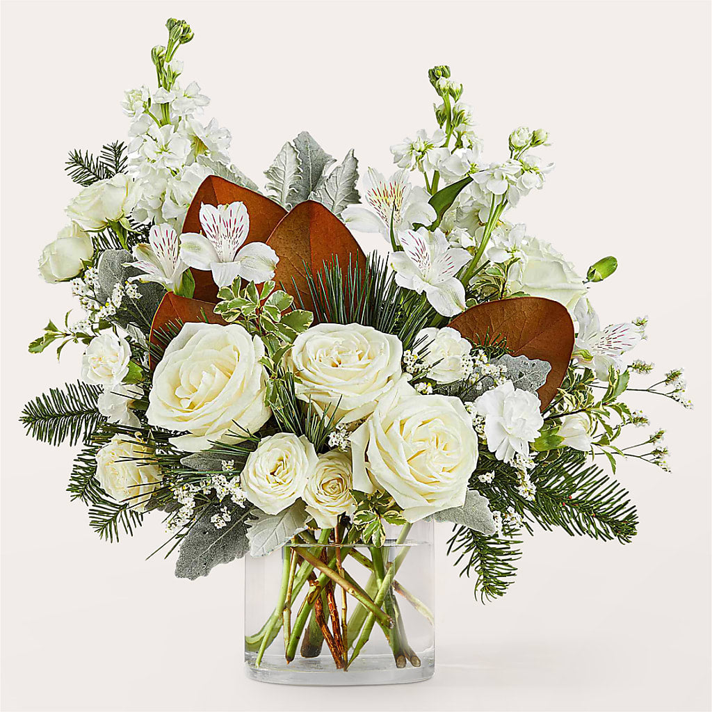 Fresh Snowfall Bouquet – MELODY'S FLOWERS, Burlington WA