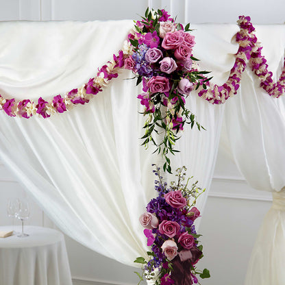 Color & Light Chuppah Decor – MELODY'S FLOWERS, Burlington WA