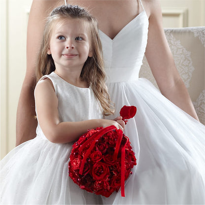 Pure at Heart Flower Girl Arrangement – MELODY'S FLOWERS, Burlington WA
