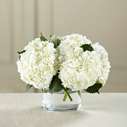 White Hydrangea Bouquet – MELODY'S FLOWERS, Burlington WA